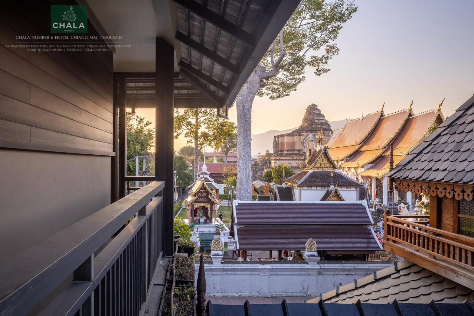 Hotel Chala Number6 Chiang Mai Exterior foto