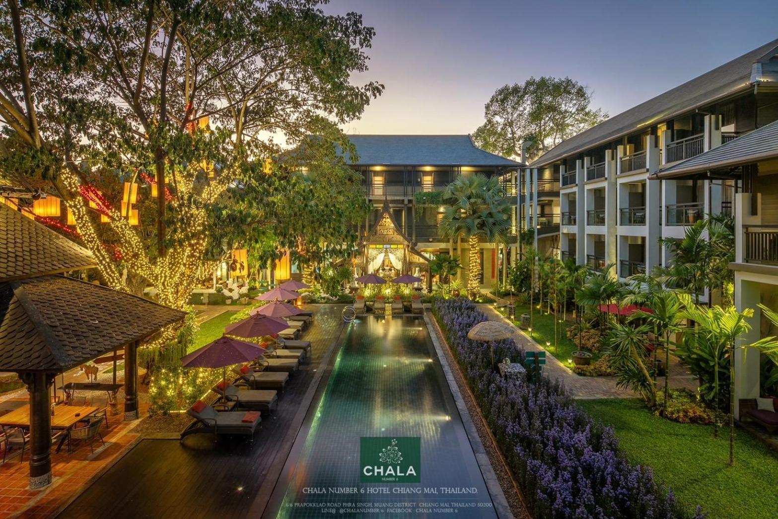 Hotel Chala Number6 Chiang Mai Exterior foto