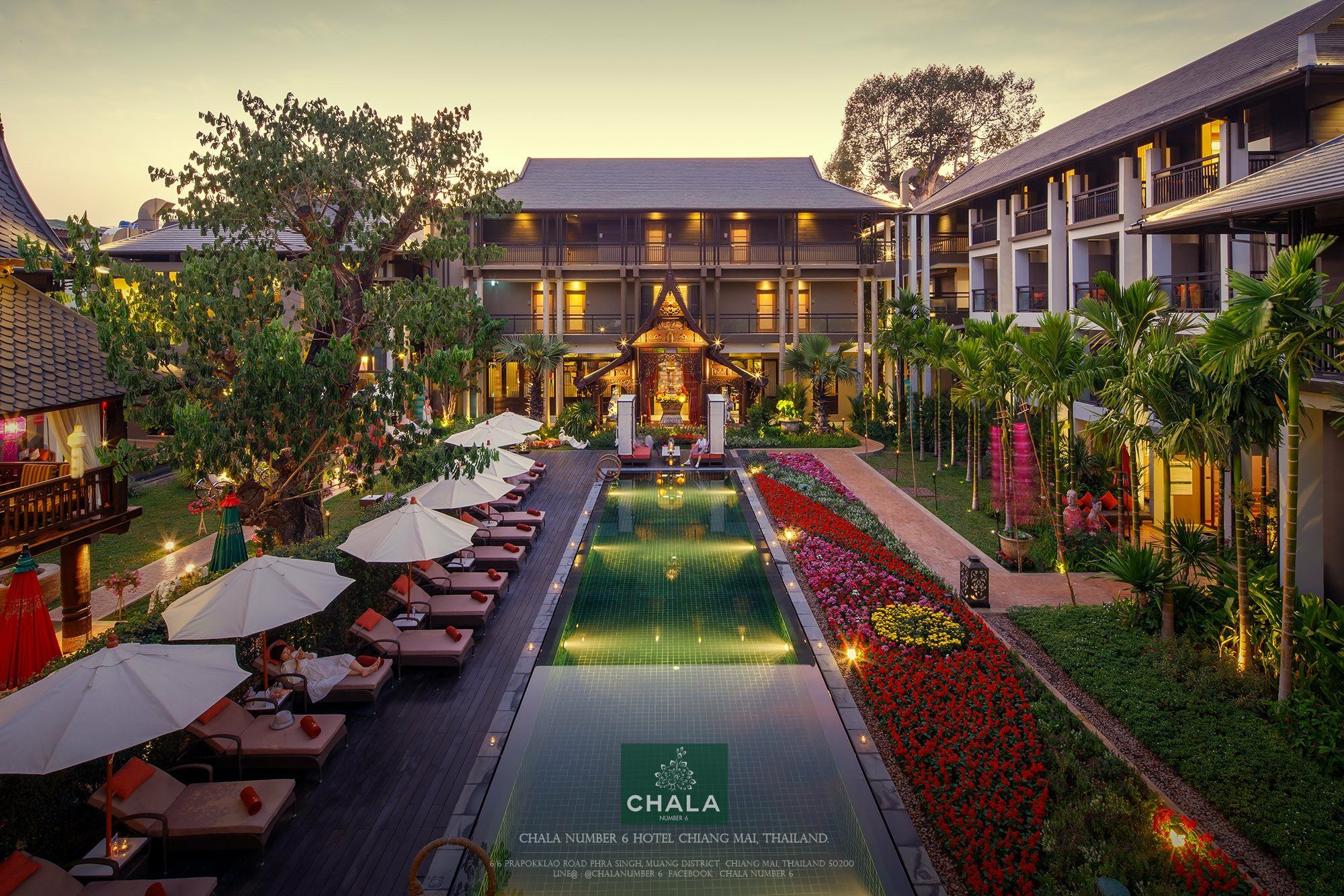 Hotel Chala Number6 Chiang Mai Exterior foto